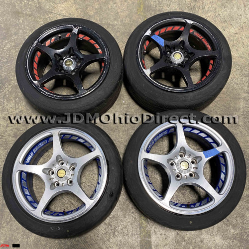 JDM VOLK Racing F-Zero Challenge 17 Inch Wheels and Tires 